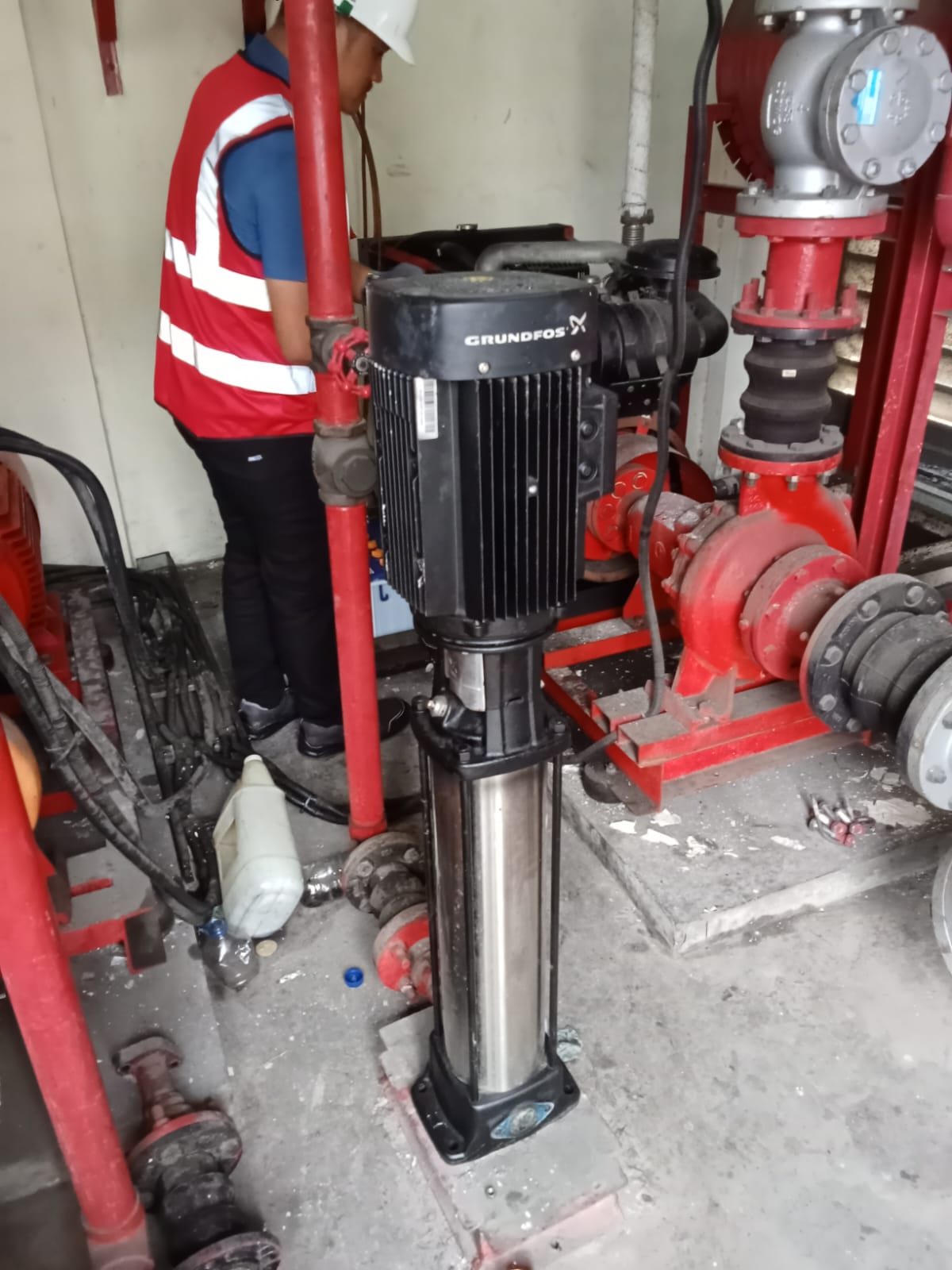 Perbaikan Pompa Hydrant